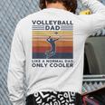 Volleyball Dad Like A Normal Dad Only Cooler Vintage Long Sleeve T-Shirt Back Print Volleyball Dad Like A Normal Dad Only Cooler Vintage Long Sleeve T-Shirt Back Print