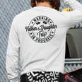Warning Father Daughter Trip In Progress Trip With Dad Long Sleeve T-Shirt Back Print