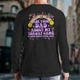 Ask Your Dad My Throat Game Embarrassing Adult Humor Long Sleeve T-Shirt Back Print