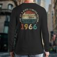 Awesome Since January 1966 60 Year Old 60th Birthday Men Dad Long Sleeve T-Shirt Back Print