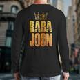Baba Joon Persian Dad Iran Quote Iranian Fathers Day Long Sleeve T-Shirt Back Print Baba Joon Persian Dad Iran Quote Iranian Fathers Day Long Sleeve T-Shirt Back Print