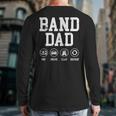 Band Dad Pay Drive Clap Repeat Marching Band Dad Long Sleeve T-Shirt Back Print