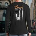 Baseball Coach Dad Like A Normal Dad Only Cooler USA Flag Long Sleeve T-Shirt Back Print Baseball Coach Dad Like A Normal Dad Only Cooler USA Flag Long Sleeve T-Shirt Back Print