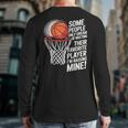 Basketball Mom Or Dad Basketball Parent Long Sleeve T-Shirt Back Print