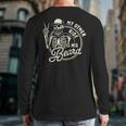 Bearded Dad Daddy Father’s Day My Other Ride Is His Beard Long Sleeve T-Shirt Back Print