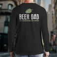 Beer Dad Shirt Cute Hops Drinking Long Sleeve T-Shirt Back Print