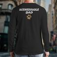 Bernedoodle Dad & Kids Tee Fathers Day T-Shirt Long Sleeve T-Shirt Back Print