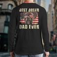 Best Boxer Dad Ever USA Flag American Dog Animal Lover Long Sleeve T-Shirt Back Print Best Boxer Dad Ever USA Flag American Dog Animal Lover Long Sleeve T-Shirt Back Print