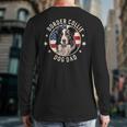Border Collie Dog Owner For Men Border Collie Dad Long Sleeve T-Shirt Back Print