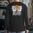 Bulldogs Basketball Shirt Basketball Mom Dad Players Tshirt Long Sleeve T-Shirt Back Print