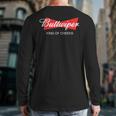 Buttwiper New Dad Beer Inspired Diaper Shower Long Sleeve T-Shirt Back Print