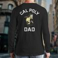 Cal Poly Mustangs Arched Dad Long Sleeve T-Shirt Back Print Cal Poly Mustangs Arched Dad Long Sleeve T-Shirt Back Print