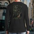 Camo Deer American Flag Graphic Hunting Men Dad Boys Long Sleeve T-Shirt Back Print Camo Deer American Flag Graphic Hunting Men Dad Boys Long Sleeve T-Shirt Back Print