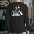 Cat Dad Life The Catfather Fathers Day Vintage Long Sleeve T-Shirt Back Print Cat Dad Life The Catfather Fathers Day Vintage Long Sleeve T-Shirt Back Print