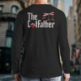 The Cat Father Cat Dad Feline Father Kitten Dad Long Sleeve T-Shirt Back Print
