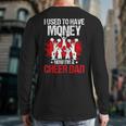 Cheer Dad Cheerleading Fathers Day Long Sleeve T-Shirt Back Print