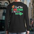 Christmas Twins Expecting Dad T-Shirt Pregnant Wife Tee Long Sleeve T-Shirt Back Print
