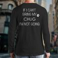 Chug Life Shirt Dog Mom Stuff Chugs Dad Tshirt Long Sleeve T-Shirt Back Print