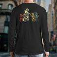 Cool Motocross Dirt Bike Biker Dad & Sons Father's Day Long Sleeve T-Shirt Back Print