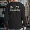 Coonfather Coon Hunting Dogs Coonhound Dad Long Sleeve T-Shirt Back Print