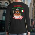 Couple Daddy's Little Meatball Italian Men Long Sleeve T-Shirt Back Print