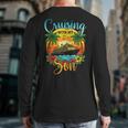 Cruising With My Son Mom Dad Cruise Vacation Matching Long Sleeve T-Shirt Back Print