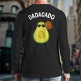 Cute Avocado For Dad Men Fruit Avocado Pear Lovers Long Sleeve T-Shirt Back Print
