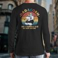 Cute Dadacorn Like A Normal Dad Only More Awesome Daddy Long Sleeve T-Shirt Back Print