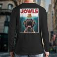 Cute English Mastiff Jowls Burger Bullmastiff Dog Mom Dad Long Sleeve T-Shirt Back Print