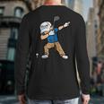 Dabbing Golfer Golfing Golfer Dad Men Boys Kids Youth Long Sleeve T-Shirt Back Print