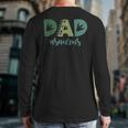 Dad Asaurus Dinosaur Birthday Mom Dad Birthday Boy T-Rex Long Sleeve T-Shirt Back Print