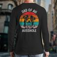 Dad Of An Ausshole Australian Shepherd Aussie Long Sleeve T-Shirt Back Print