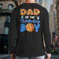 Dad Of The Birthday Boy Milk And Cookies 1 Year Old Long Sleeve T-Shirt Back Print