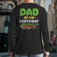 Dad Of The Birthday Boy Pixel Gamer Party Matching Family Long Sleeve T-Shirt Back Print