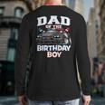 Dad Of The Birthday Boy Policeman Officer Party Long Sleeve T-Shirt Back Print
