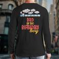 Dad Birthday Boy Train I'm 2 Two Yr Old Chugga Engine Long Sleeve T-Shirt Back Print