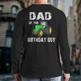 Dad Of The Birthday Boy Vintage Farm Tractor Party Family Long Sleeve T-Shirt Back Print