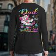 Dad Of The Birthday Girl Rolling Skate Family Matching Long Sleeve T-Shirt Back Print