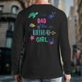 Dad Of The Birthday Girl Under Sea Theme Matching Family Long Sleeve T-Shirt Back Print