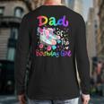 Dad Of The Birthday Girl Skater Roller Skate Family Party Long Sleeve T-Shirt Back Print