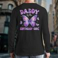 Dad Of The Birthday Girl Tie Dye Butterfly Birthday Family Long Sleeve T-Shirt Back Print Dad Of The Birthday Girl Tie Dye Butterfly Birthday Family Long Sleeve T-Shirt Back Print