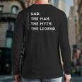 For Dad Birthday From Son Daughter Cool Small Long Sleeve T-Shirt Back Print