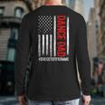 Dad Dance She Get It From Me Proud Dancer Dad USA Flag Men Long Sleeve T-Shirt Back Print