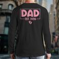 Dad Est 2026 Logo Daddy 2026 Soon To Be New Father 2026 Long Sleeve T-Shirt Back Print