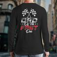 Dad Of The Fast One First Birthday Racing Car Family Long Sleeve T-Shirt Back Print