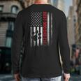Dad Fathers Day Dog Dad Long Sleeve T-Shirt Back Print Dad Fathers Day Dog Dad Long Sleeve T-Shirt Back Print