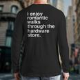 Dad Handyman Hardware Store Tools Long Sleeve T-Shirt Back Print