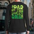 Dad Of The Lucky One Saint Patrick's Day Children Birthday Long Sleeve T-Shirt Back Print