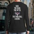 Dad The Man The Myth The Poolhall Legend Pool Billiards Dad Long Sleeve T-Shirt Back Print Dad The Man The Myth The Poolhall Legend Pool Billiards Dad Long Sleeve T-Shirt Back Print