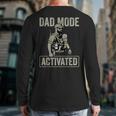 Dad Mode Activated Tactical Baby Carrier Military Father Long Sleeve T-Shirt Back Print